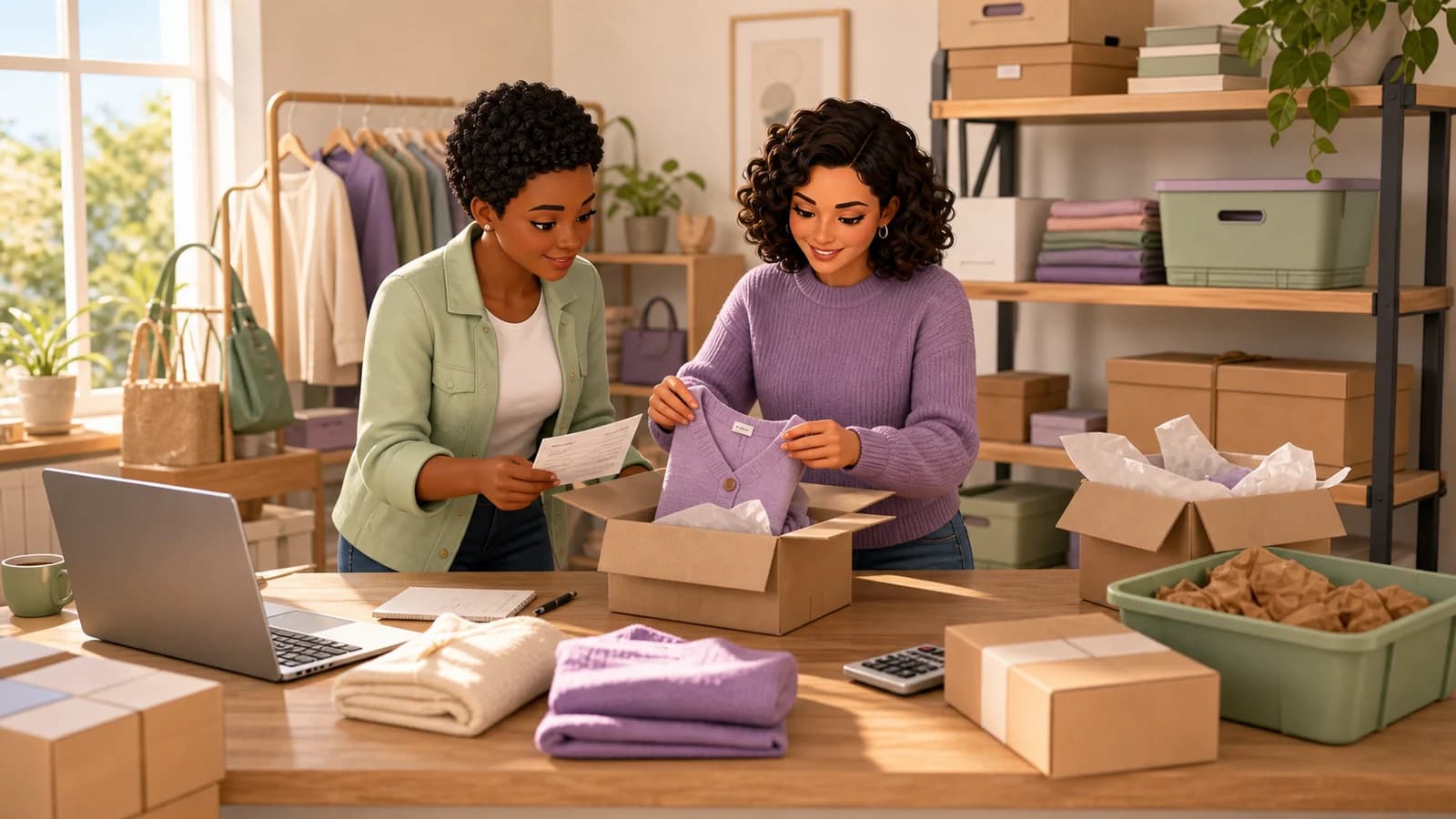 Illustration comics du cas d’usage Répondre aux clients sans perdre les colis de vue